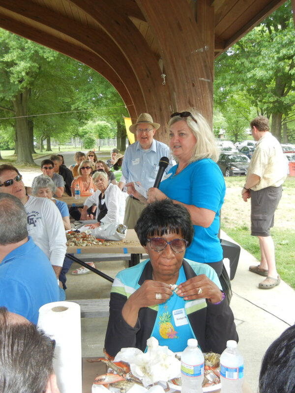 Crabfest2013Clairespeaking.jpg