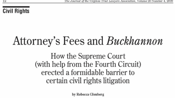 Attorney Fees and Buckhannon (1160x775)
