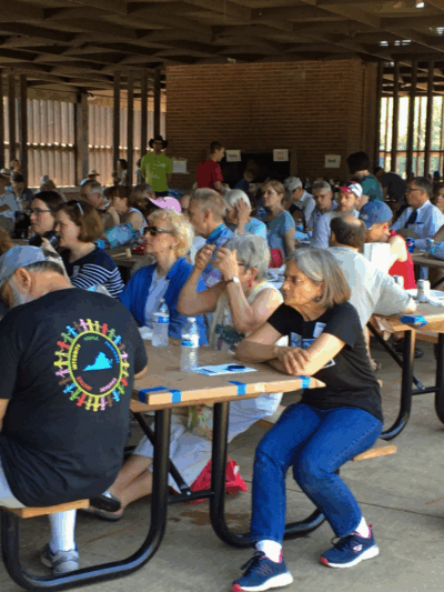 ACLU members gathered at the 2017 Crabfest hosted by the Northern Virginia chapter.
