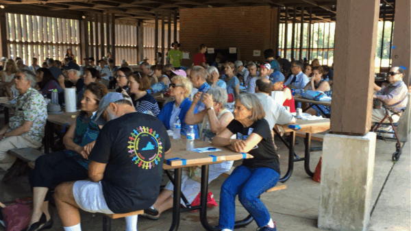 ACLU members gathered at the 2017 Crabfest hosted by the Northern Virginia chapter.