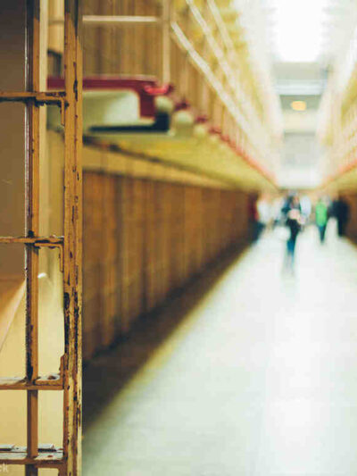 picture of a jail hallway