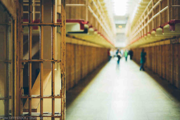 picture of a jail hallway