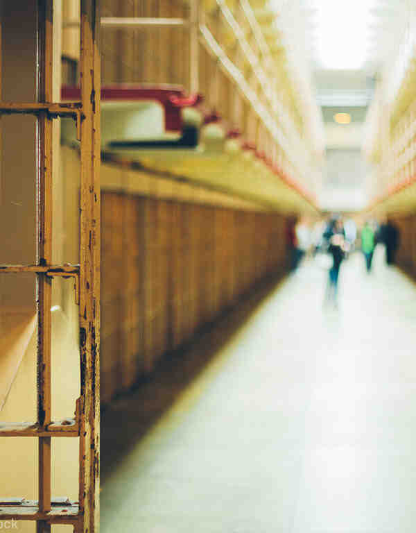 picture of a jail hallway