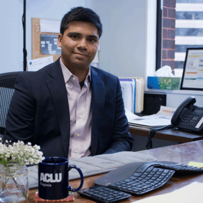 A profile picture of our new staff attorney Vishal Agraharkar