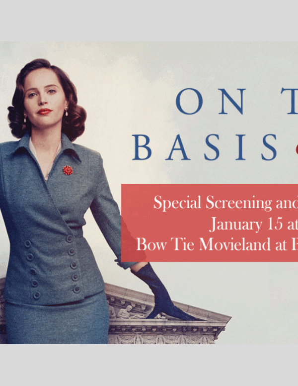 On The Basis of Sex Movie Invite