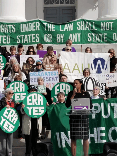 ERA protest at the state Capitol