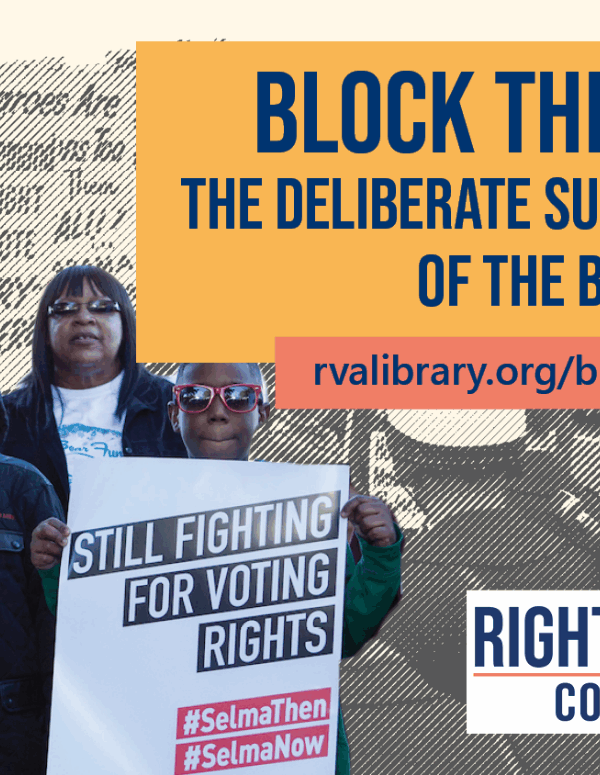 banner image for block the vote exhibition