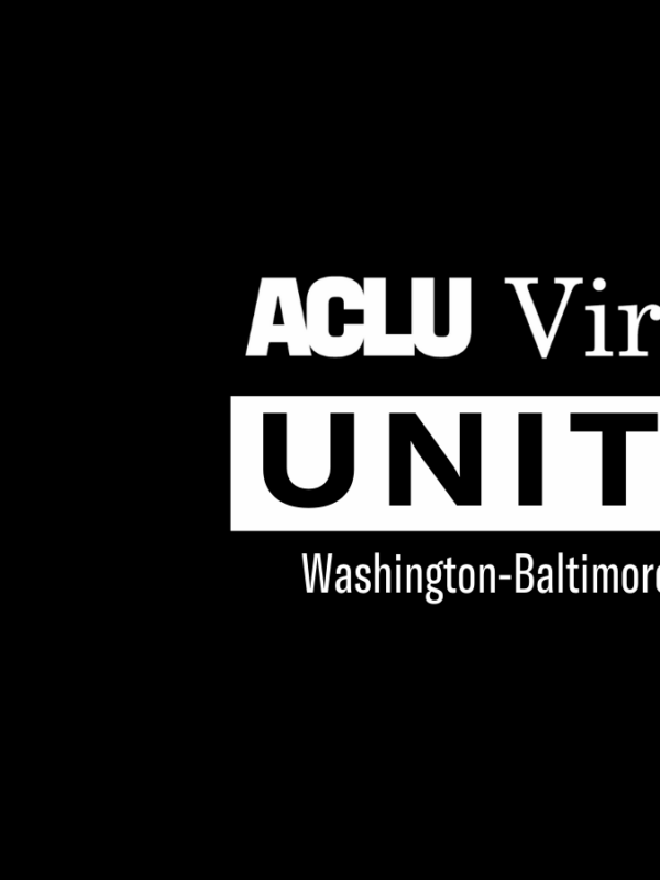 A photo of the ACLU-VA United's Logo