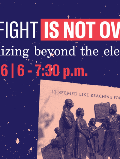The Fight Is Not Over Graphic