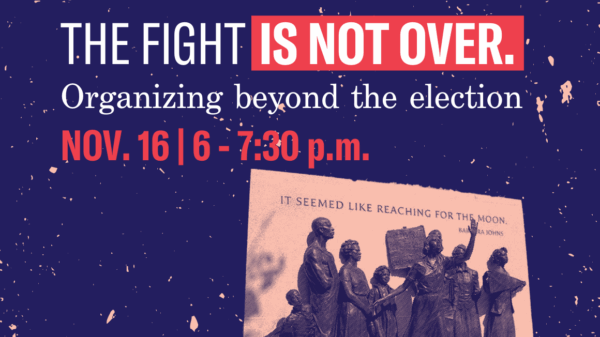 The Fight Is Not Over Graphic