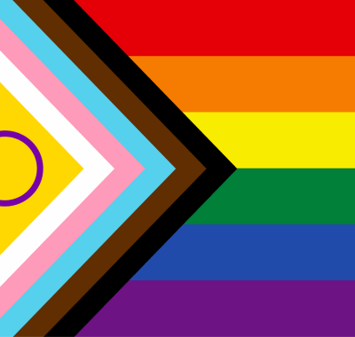 A Trans-inclusive Pride Flag.