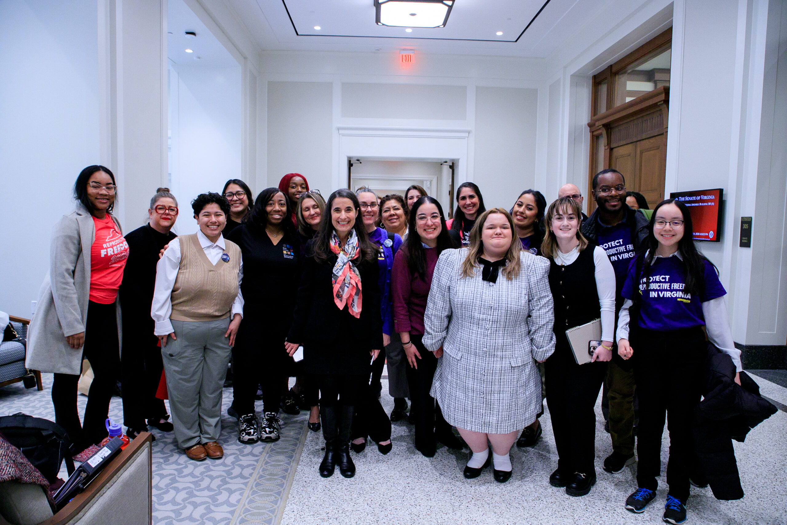 Heather joined advocates from Virginians for Reproductive Freedom at the Virginia General Assembly