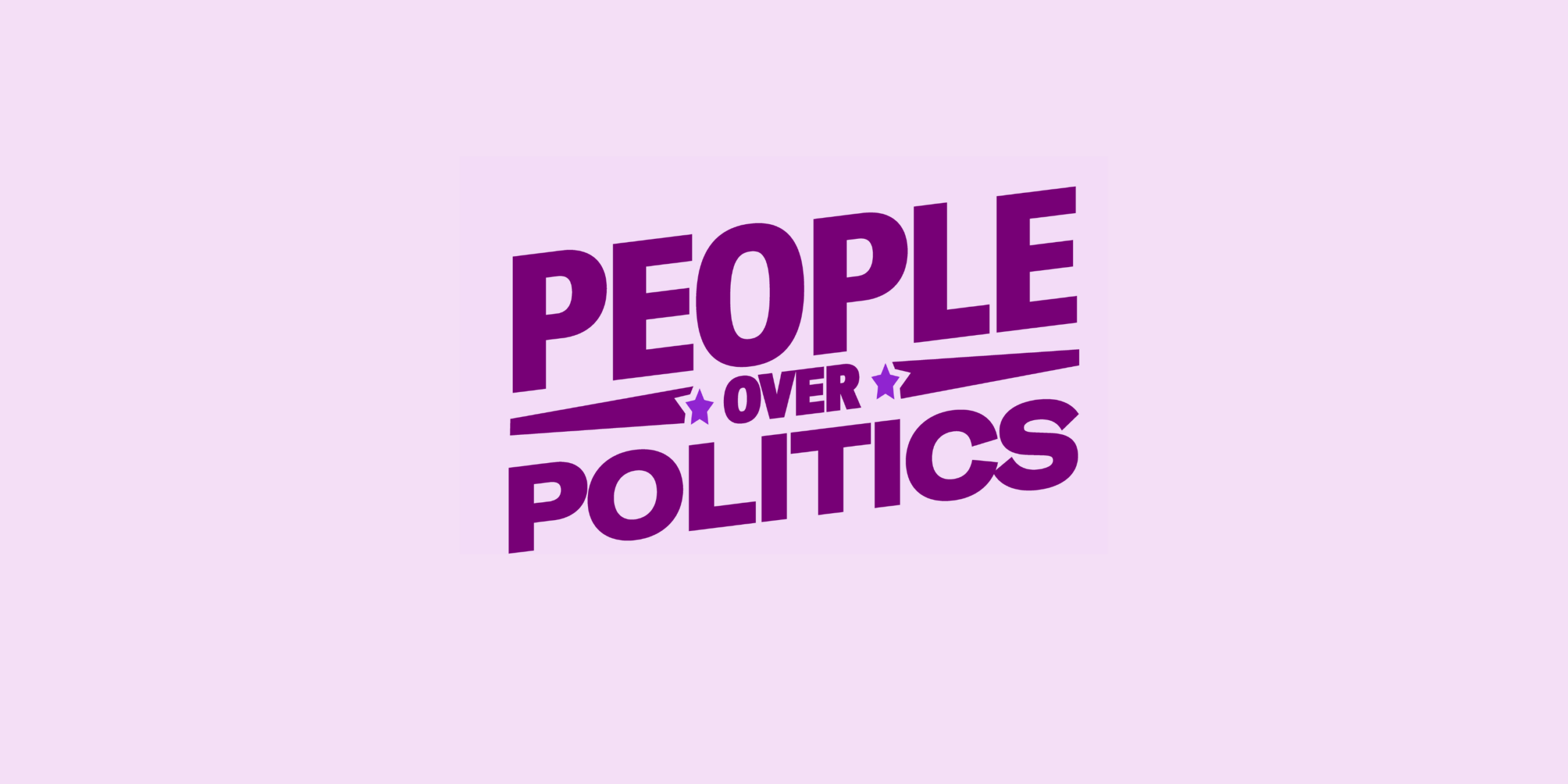 People over politics.