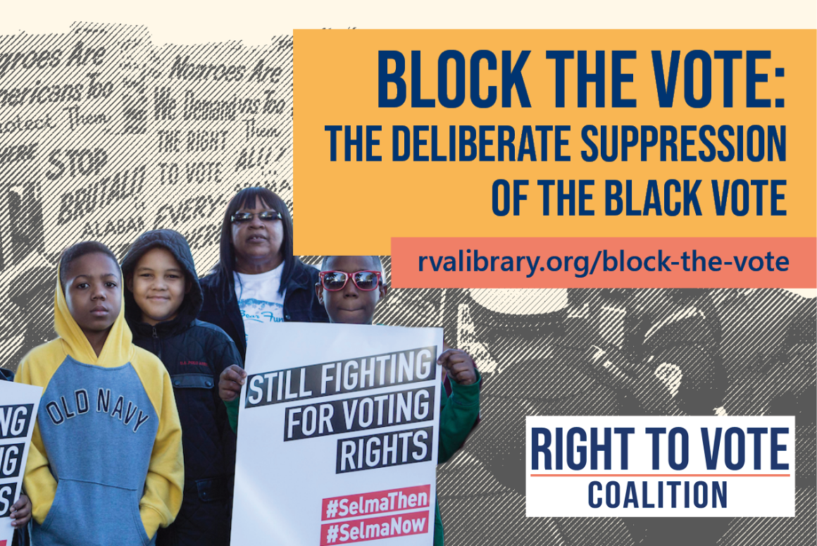 banner image for block the vote exhibition