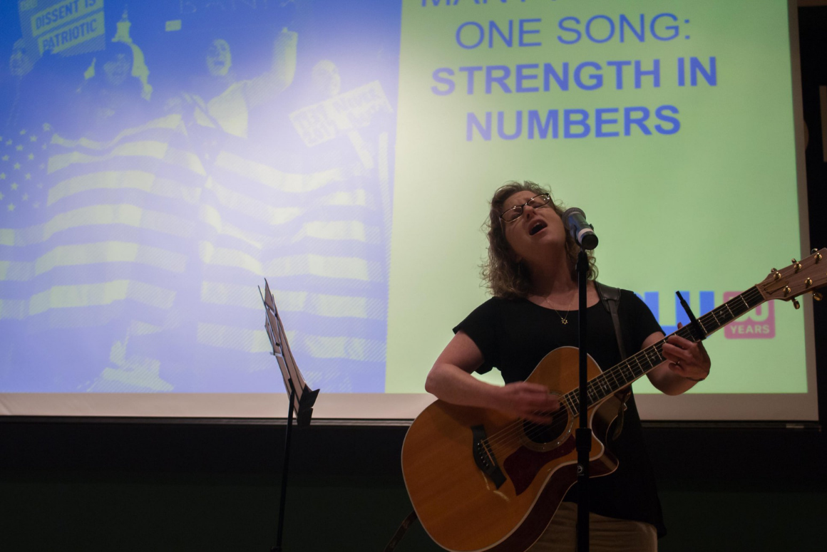 ACLUVA Annual Meeting 2018 Susan Greenbaum.png Singer-songwrite Susan Greenbaum performed at the 2018 ACLUVA Annual Meeting