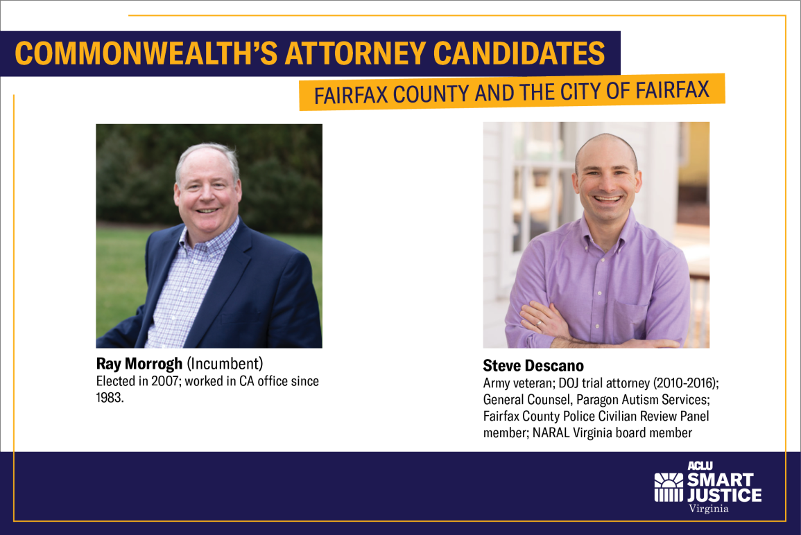 CA candidates for Fairfax County Ray Murrogh and Steve Descano