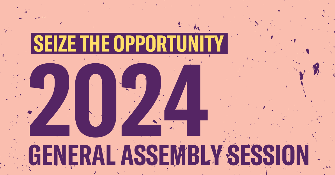 Seize the Opportunity: 2024 General Assembly Session