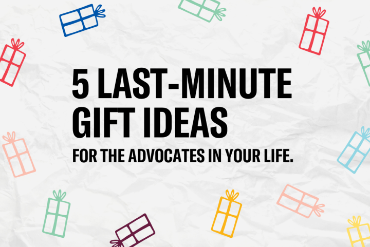 A graphic that reads "5 Last-Minute Gift Ideas"