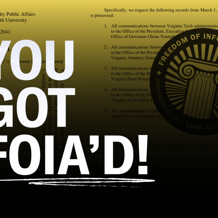 "You Got FOIA'd!" 